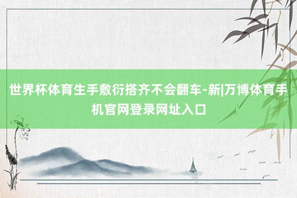 世界杯体育生手敷衍搭齐不会翻车-新|万博体育手机官网登录网址入口