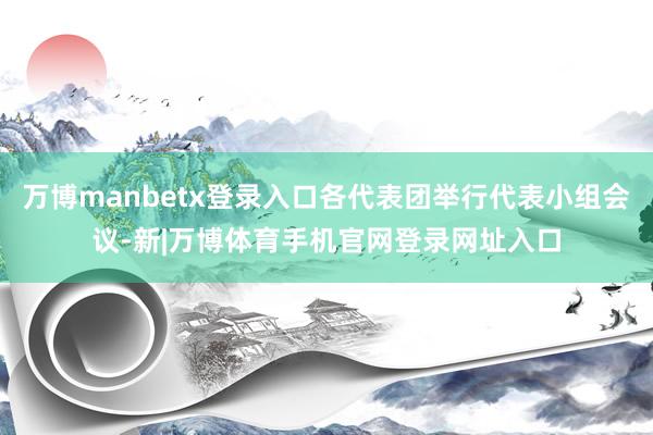 万博manbetx登录入口各代表团举行代表小组会议-新|万博体育手机官网登录网址入口